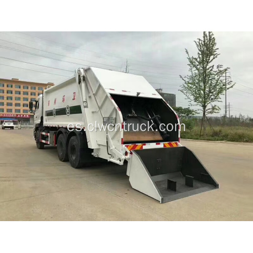 Camión a estrenar del compresor de la basura de Dongfeng LHD / RHD 18cbm